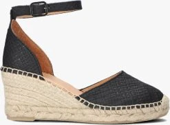Via Vai Flora Braid Espadrilles En Noir