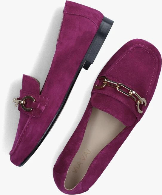 Via Vai Indiana Leaf Loafers En Violet – Image 5